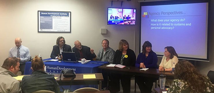Group Photo of the History of Disabilities in Kentucky panel at the HDI Seminar Series April 2015 event