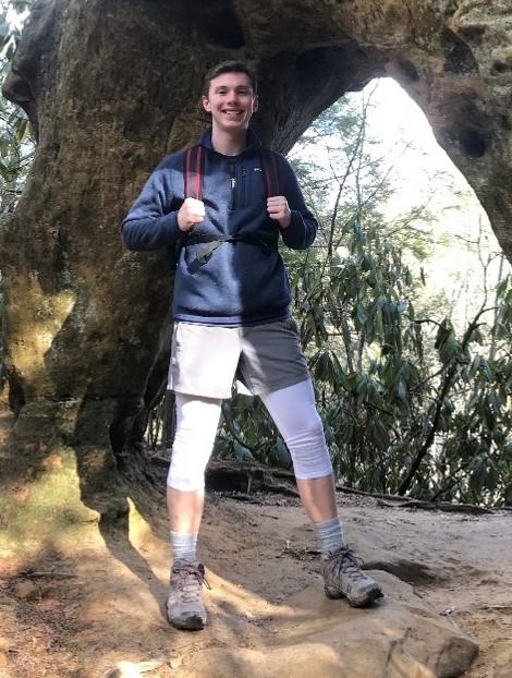 Photo of Cameron Elder LEND Student on a hike