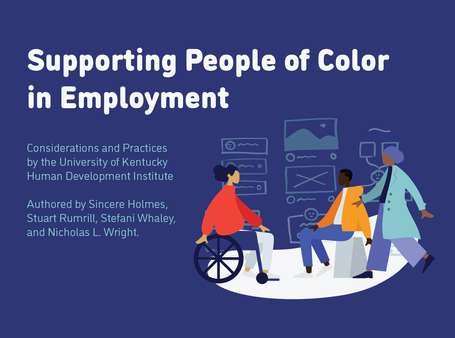 cover of supporting people of color in employment resource