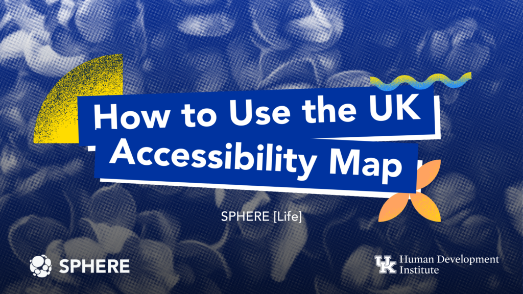 How to use the UK Accessibility Map