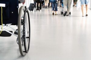wheelchair at the airport
