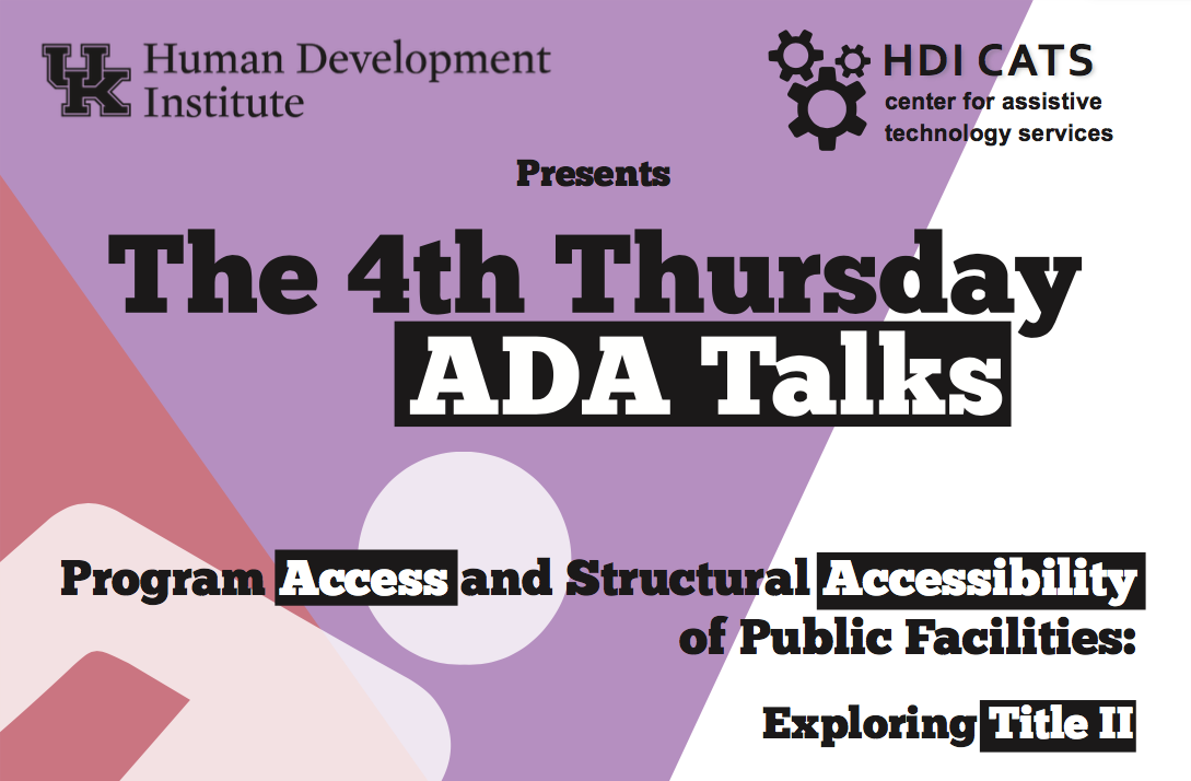 The 4th Thursday ADA Talks: July