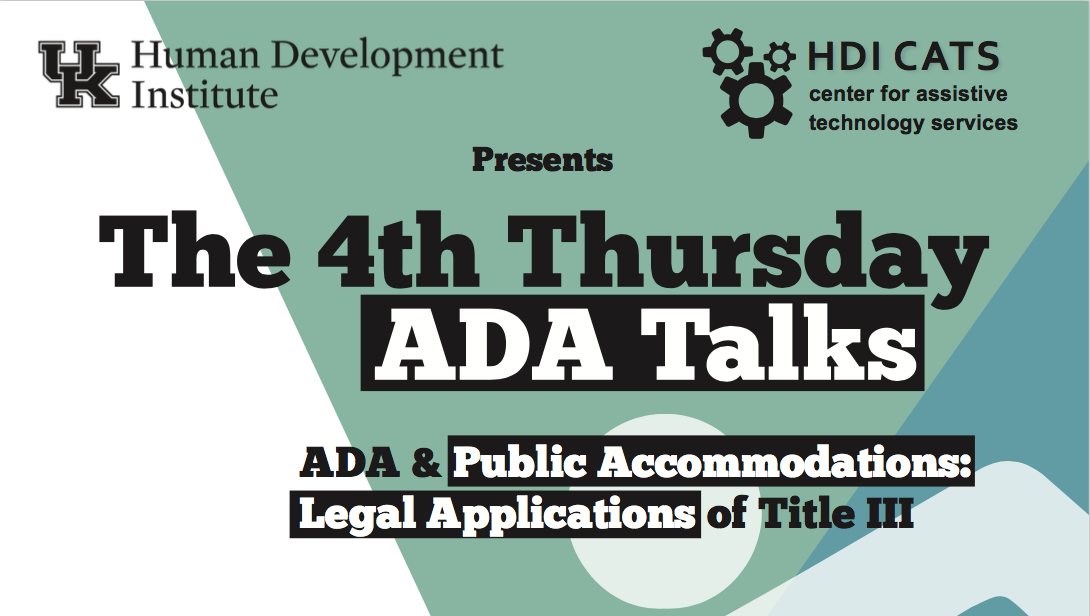 The 4th Thursday ADA Talks: October