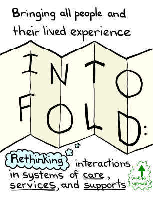 Bringing all people and their lived experience into the fold. Rethinking interactions in systems of care, services, and supports